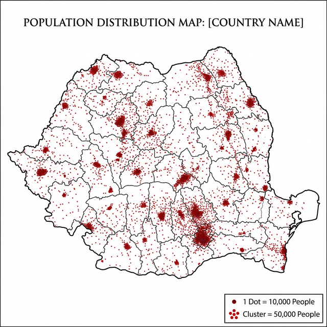 Dot Distribution Map